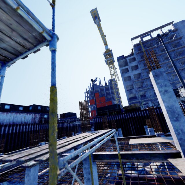 Construction site scene